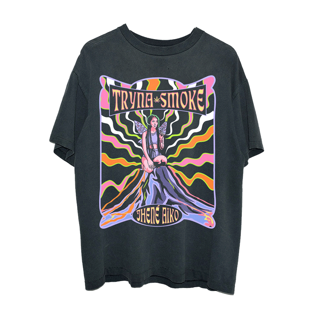 TRYNA SMOKE VINTAGE T-SHIRT FRONT