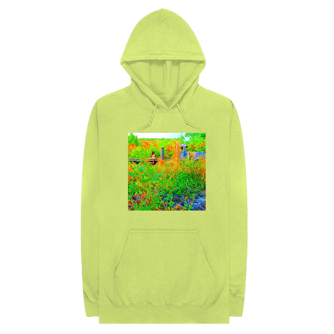 Trip Out Now Green Hoodie front